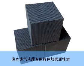 廢水廢氣處理專(zhuān)用特種蜂窩活性炭